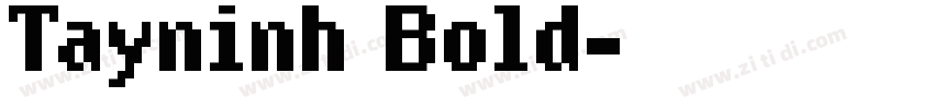 Tayninh Bold字体转换